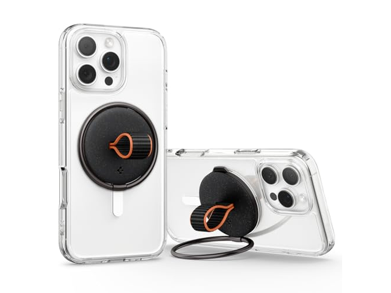 Magnetic Phone Holder Grip with Finger Strap Loop for MagSafe Devices