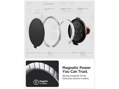 Magnetic Phone Holder Grip with Finger Strap Loop for MagSafe Devices