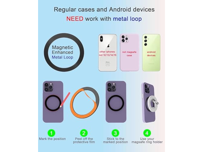 Magnetic Phone Ring Grip for magsafe