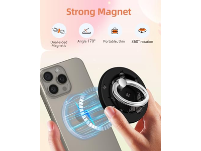 Magnetic Phone Ring Holder Compatible with MagSafe