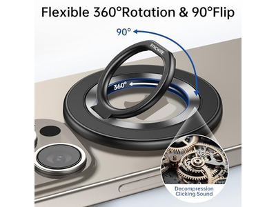 Magnetic Phone Ring Holder for MagSafe Cell Phone Grip Stand