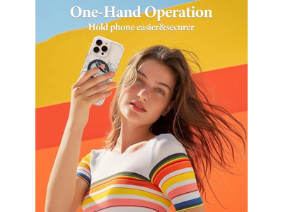 Magnetic Phone Ring Holder Stand with MagSafe Accessory for iPhone