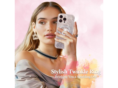 Magnetic Phone Ring Holder Stand with MagSafe Accessory Silver