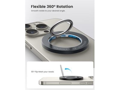 Magnetic Phone Ring Holder with 360degree Rotation for MagSafe Devices