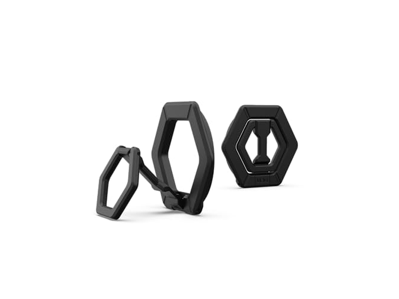 Magnetic Phone Ring Stand with Removable Finger Grip and 360 Rotation