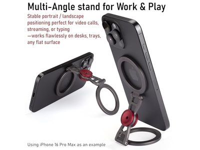 Magnetic Phone Stand and Fidget Spinner - Double Side Holder Ring