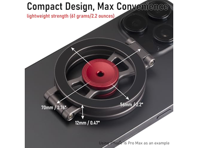 Magnetic Phone Stand and Fidget Spinner - Double Side Holder Ring