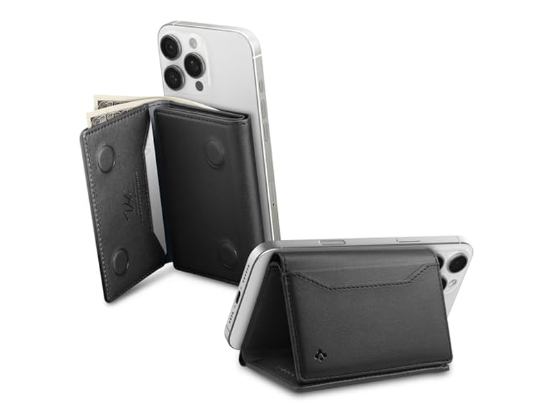 Magnetic Wallet Card Holder Cash Trifold Wallet Stand for MagSafe
