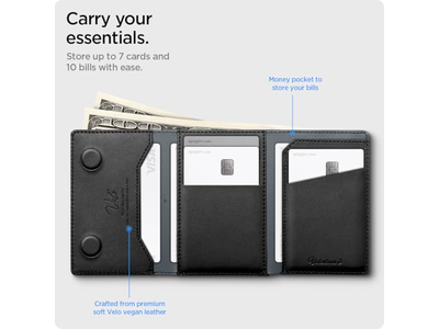Magnetic Wallet Card Holder Cash Trifold Wallet Stand for MagSafe