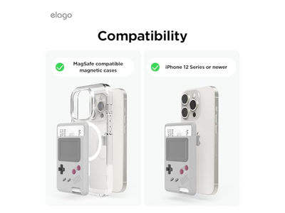 Magnetic Wallet Card Holder for Two Cards Compatible with MagSafe