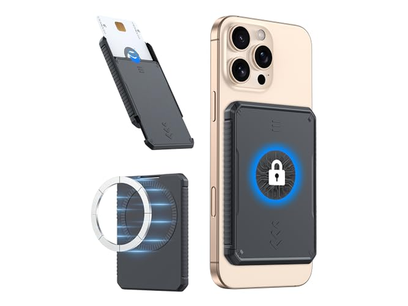 Magnetic Wallet Card Holder Holds 6-7 Cards RFID Blocking Ultra-Sli