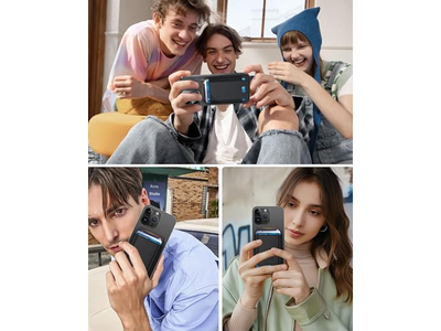 Magnetic Wallet for iPhone 7 Card Holder Leather Minimalist RFID Bl