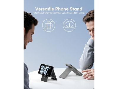 Magnetic Wallet for iPhone with Adjustable Stand and Card Holder