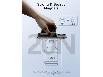 Magnetic Wallet for iPhone Works with Find My Adjustable Stand 9 Ca