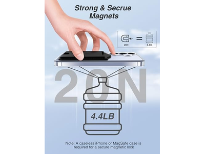 Magnetic Wallet Phone Card Holder