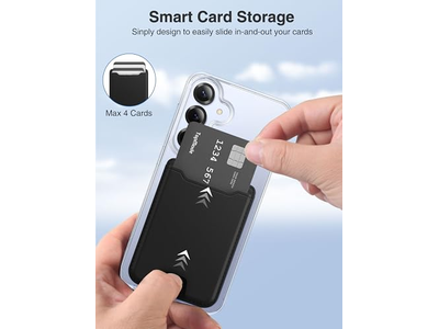 Magnetic Wallet Phone Card Holder