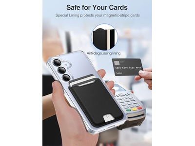 Magnetic Wallet Phone Card Holder