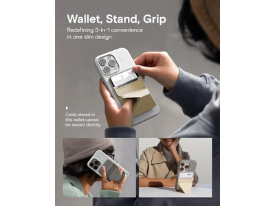 Magnetic Wallet Stand with Angle Adjustment and MagSafe Compatibility