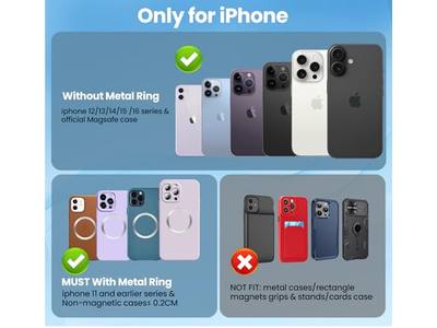 Magnetic Wireless Cup Phone Holder