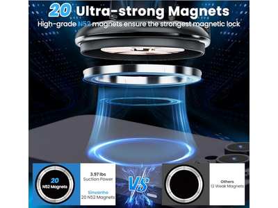 Magnetic Wireless Cup Phone Holder