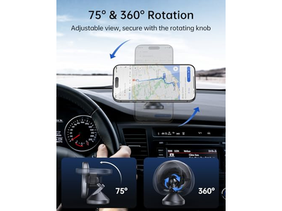 MagSafe Car Mount 360 Rotation Magnetic Phone Holder