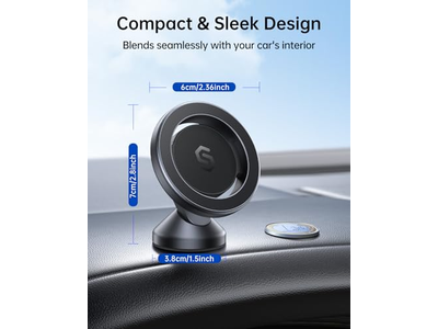 MagSafe Car Mount 360 Rotation Magnetic Phone Holder