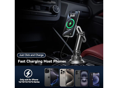 Magsafe Car Mount Charger 15W Fast Charging