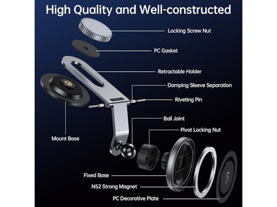 MagSafe Car Mount for Universal Dashboard