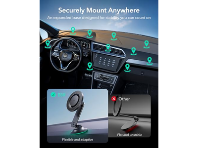 MagSafe Car Mount Upgraded Dashboard Magnetic Phone Holder