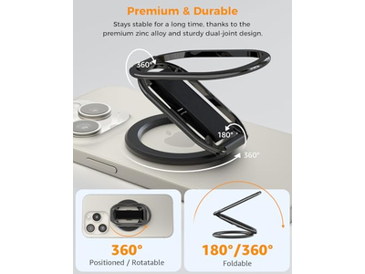 MagSafe Phone Grip and Kickstand with Finger Loop 4-in-1 Holder