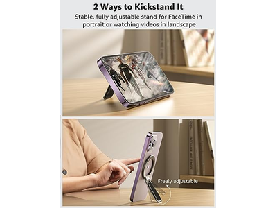 MagSafe Phone Grip with Finger Strap Removable Magnetic Ring Holder