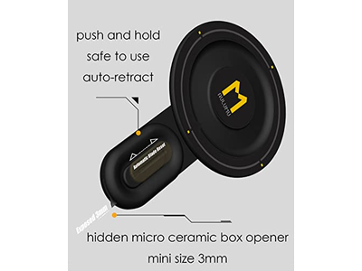 MagSafe Stand Grip - Removable 360degree Adjustable Phone Kickstand - Black