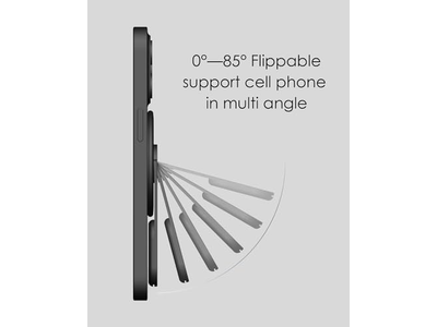 MagSafe Stand Grip - Removable 360degree Adjustable Phone Kickstand - Black