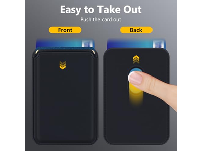 MagSafe Wallet 3 Card Holder RFID Blocking Slim Magnetic Wallet - B