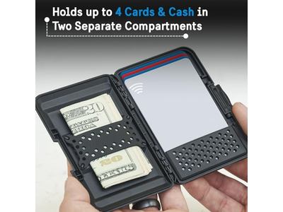 MagSafe Wallet for iPhone - Snap-On Magnetic Card Holder - Detachable