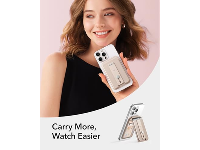 MagSafe Wallet with 5 Card Holder Adjustable Stand RFID-Blocking