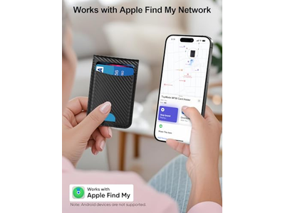 MagSafe Wallet with Find My Magnetic Card Holder Adjustable Stand 6