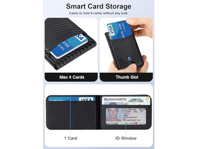 MagSafe Wallet with Find My Magnetic Card Holder Adjustable Stand 6