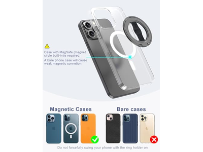 Phone Grip Stand with Finger Strap