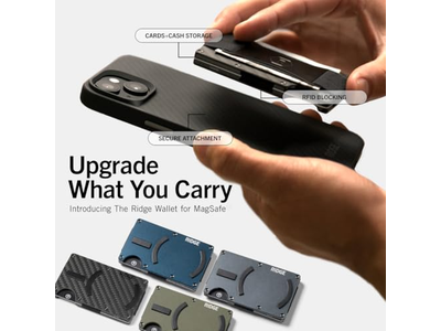 Slim Minimalist Compact Wallet and Card Holder RFID Protected with C