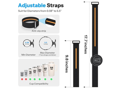Strong Magnets Compatible with 30oz Stanley 16-64 oz Bottle