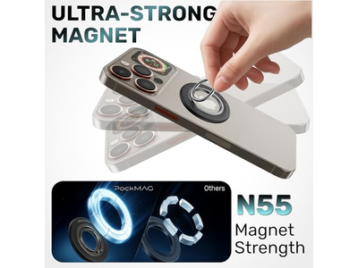 Ultra-Strong Magnetic Phone Ring Holder for MagSafe
