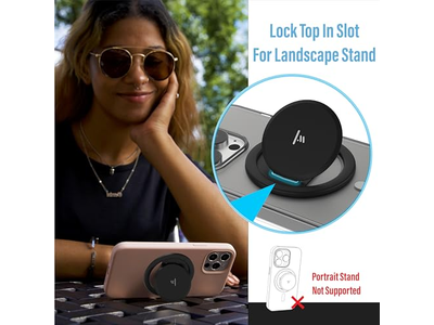 Ultra Thin Grip for MagSafe- One Hand Pop Stand Expandable Steel