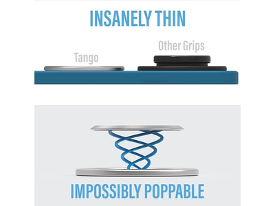 Ultra Thin Grip for MagSafe- One Hand Pop Stand Removable for Chargi