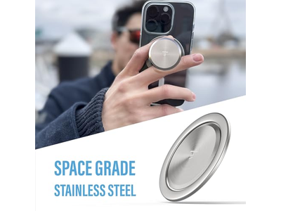 Ultra Thin Grip for MagSafe- One Hand Pop Stand Removable for Chargi