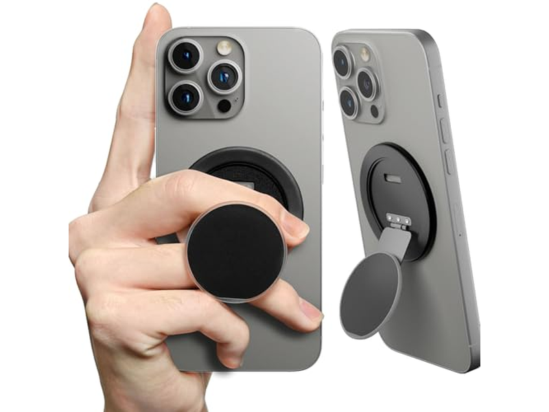 Ultra-Thin Magnetic Phone Grip Multi-Angle Ring Holder Stand 360degree Ro