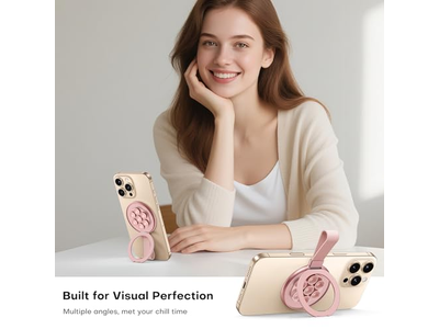 Universal Magnetic Suction Phone Grip - 360degree Rotating Hands-Free Holde